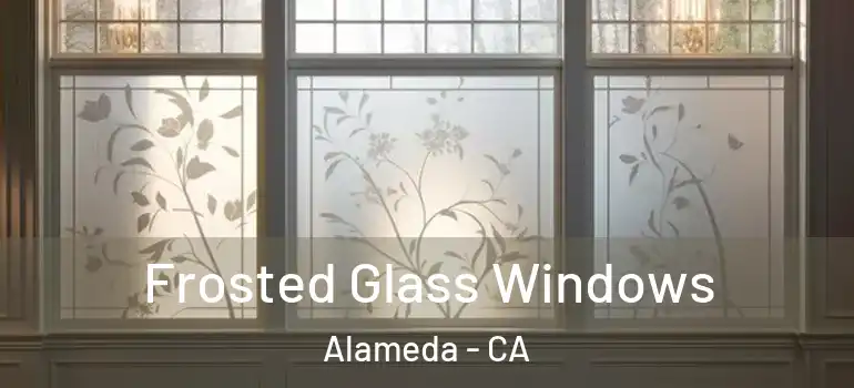  Frosted Glass Windows Alameda - CA