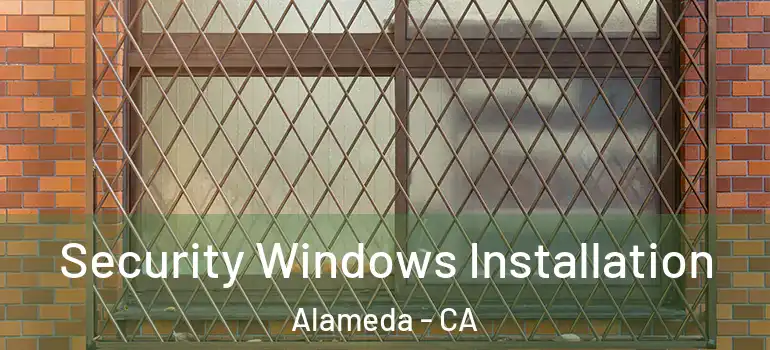  Security Windows Installation Alameda - CA